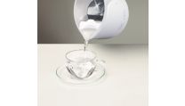 Double action filter for clearer drinks and a cleaner kettle
