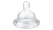 Soft silicone nipple