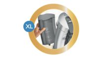 Réservoir d'eau extra-large (8 tasses) amovible pour un remplissage moins fréquent