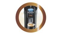 Le système breveté unique de préparation du café SENSEO® assure un dosage idéal entre le café et l'eau à chaque utilisation.