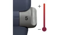 Verstellbarer Thermostat für die perfekte Zubereitung jeder Art von Grillgut