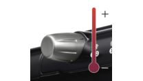 Verstellbarer Thermostat für die perfekte Zubereitung jeder Art von Grillgut