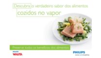 Livreto de receitas com dicas práticas e lanches gostosos.