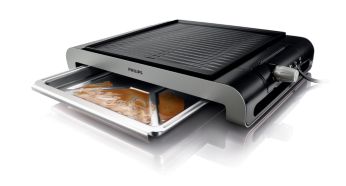 sur Table Grill 2000W PHILIPS Réf : HD4417 Barbecue Plancha de Table