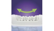Curved epilation head