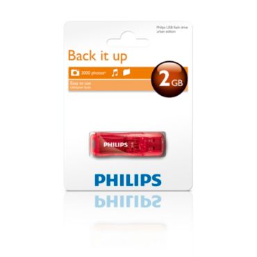 Philips  USB-Flashlaufwerk 2 GB FM02FD35B/00
