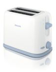 Daily Collection Tostador compacto con 2 ranuras en blanco/azul