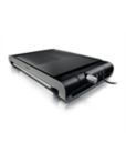 Plancha de asar de 2300 W con placa estriada y lisa