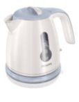 Daily Collection Mini-bouilloire 0,8 l, 2 400 W, indicateur 1 tasse, blanc/bleu