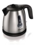 Mini-bouilloire 0,8 l, 2 400 W av. indic. 1 tasse, métal brossé