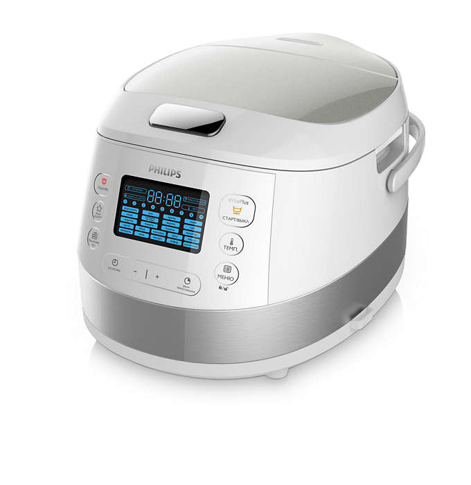 Мультиварки Philips c функциями Мультиповар Pro и Мой рецепт