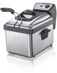 Friteuse avec cuve amovible en métal, 1 000 g