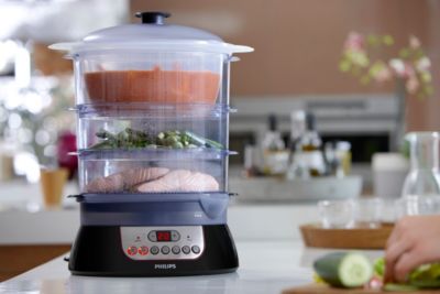Lees meer... : Stomer 9l Met Optimale Tijdinstellingen, 900 w