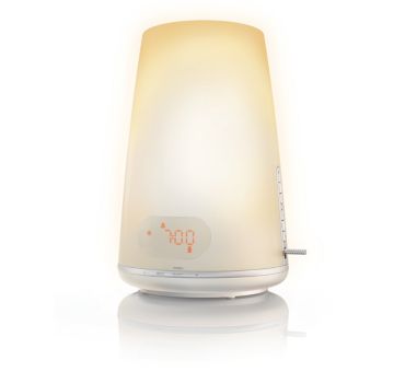 Wake-up Light met schemersimulatie en USB-afspeelfunctie