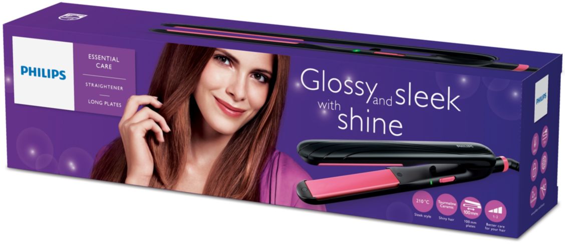 Glossy and sleek with shine