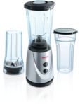 Minibatidora de 250 W y 0,6 l con distintos accesorios