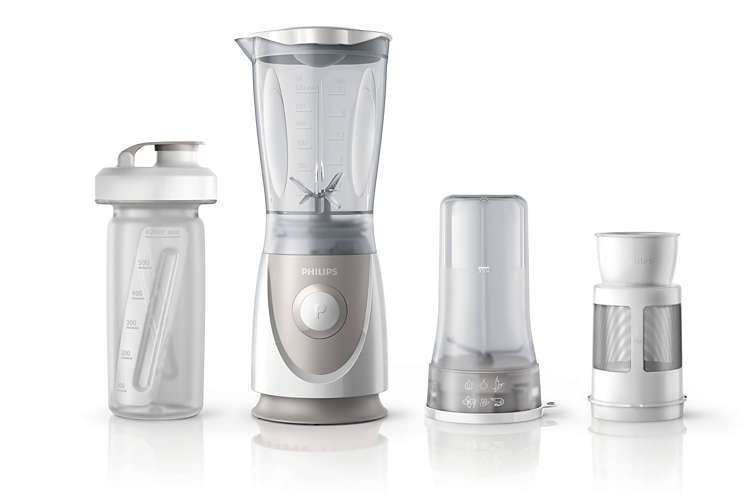 Стационарный мини-блендер Philips Blend&Go HR2874 (2872, 2875)