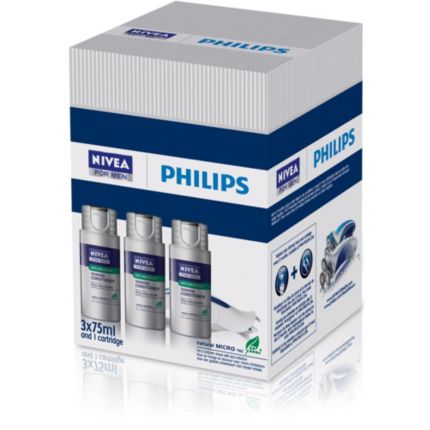 Philips  Кондиционер для бритья, 3 шт. в упаковке со сменным картриджем HS803