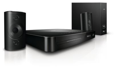 Home cinema met 3D Blu-ray iPod/iPhone-dock