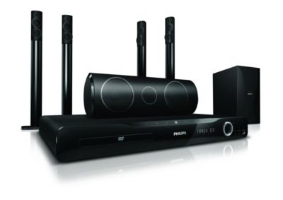 Schuine 3D-luidsprekers, HDMI 1080p home cinema