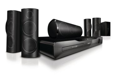 Schuine 3D-luidsprekers voor de 3D Blu-ray home cinema