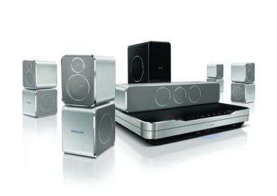 Home cinema met Blu-ray 3D-weergave en 360Sound