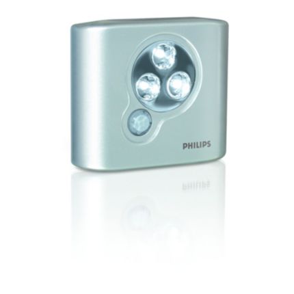 Philips  Batteriebetriebene LED-Lampe Silber LAC51AWSB/10