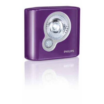 Philips  Batteriebetriebene LED-Lampe Purpurfarben LAC52AWPB