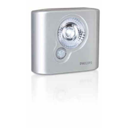 Philips  Batteriebetriebene LED-Lampe Silber LAC52AWSB