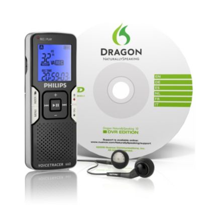 Philips  Digital Voice Tracer Edition mit Spracherkennung LFH0660/10