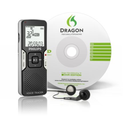 Philips  Grabadora digital Edición de reconocimiento de voz LFH0667/00