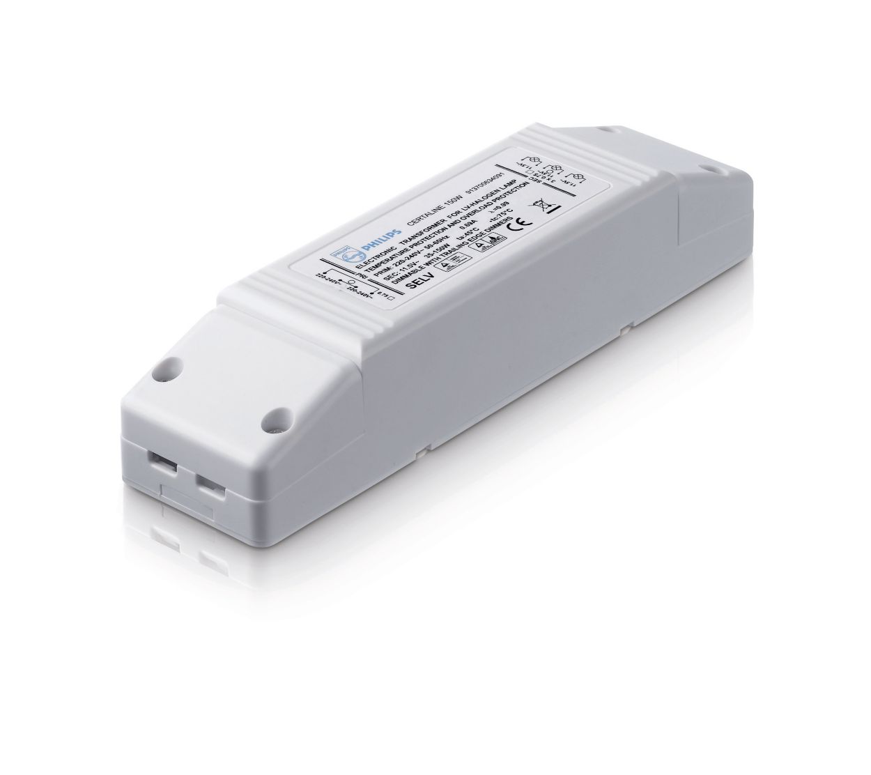 Certaline Halogen Transformers Halogen electronic transformers Philips
