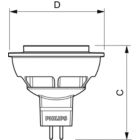 MASTER LEDspotLV DimTone 6.5-35W MR16 24D