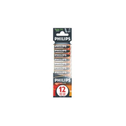 Philips  干电式 AAA LR03PS12X/93
