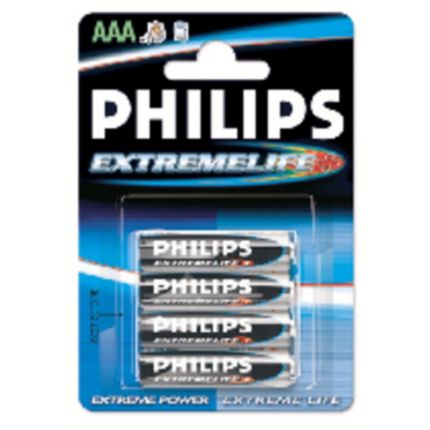 Philips  Batterie AAA LR03-P4/12B