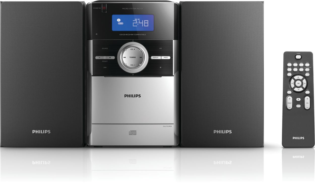 Klassisches Micro-Soundsystem MC151/12 | Philips