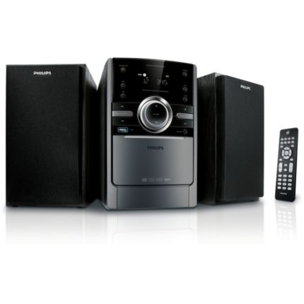 Philips  Микросистема Hi-Fi Воспроизведение MP3/WMA-CD MCM166/12