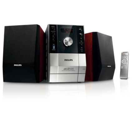 Philips  Микросистема Hi-Fi Воспроизведение MP3/WMA-CD MCM204/12