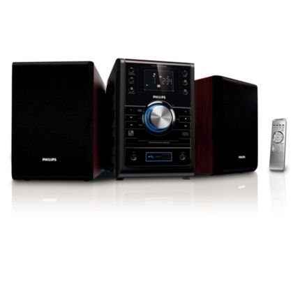 Philips  Mikrohifijärjestelmä MP3/WMA-CD-toisto MCM395/12