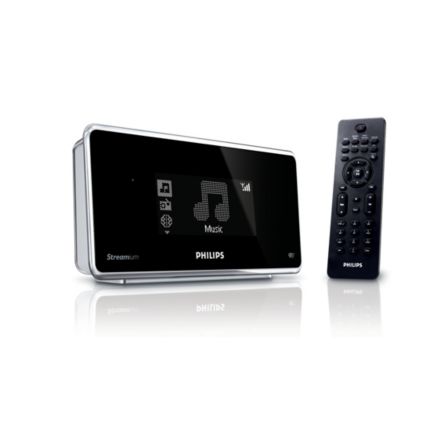 Philips Streamium Nätverksmusikspelare Kostnadsfri internetradio NP1100/12