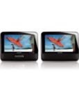 18 cm/7" LCD Dual screen portable DVD player