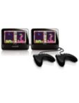 18 cm/7" LCD TUV Dual screen portable DVD player