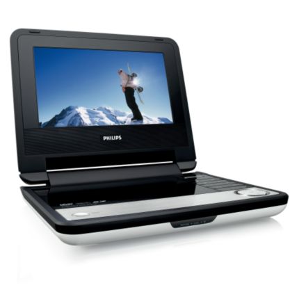 Philips  Bärbar DVD-spelare 7 tums widescreen-LCD-skärm PET731/12