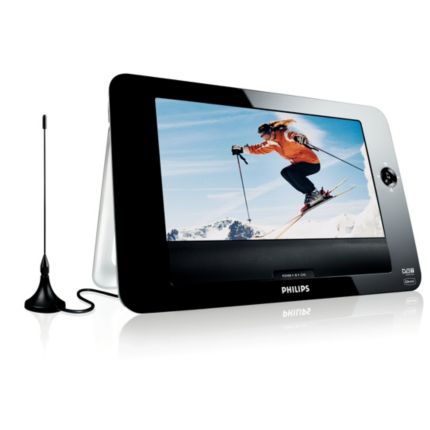 Philips  Leitor de DVD portátil Visor LCD panorâmico de 8,5
