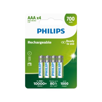 Philips  Аккумулятор Тип AAA R03B4A70/10