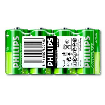 Philips LongLife Batteri C R14-P4/01S