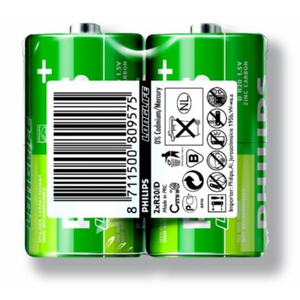 Philips  Pilha D R20-P2/01S