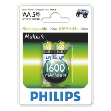 Philips  充电电池 AA R6B2A160/93