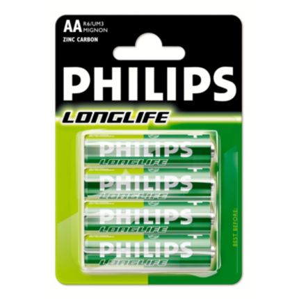 Philips  Батарея AA R6-P4/01B