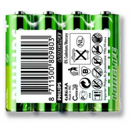 Philips  Pilha AA R6-P4/01S